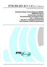 Die Norm ETSI EN 301811-1-2-V1.1.1 30.1.2001 Ansicht