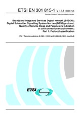 Die Norm ETSI EN 301815-1-V1.1.1 4.12.2000 Ansicht