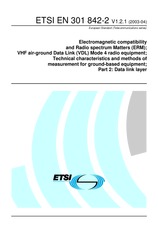 Die Norm ETSI EN 301842-2-V1.2.1 8.4.2003 Ansicht