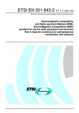 Die Norm ETSI EN 301843-2-V1.1.1 28.2.2001 Ansicht