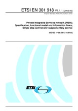 Die Norm ETSI EN 301918-V1.1.1 16.6.2003 Ansicht