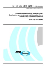 Die Norm ETSI EN 301920-V1.1.1 16.6.2003 Ansicht