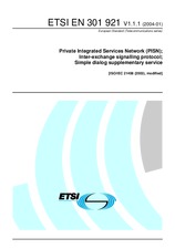 Die Norm ETSI EN 301921-V1.1.1 6.1.2004 Ansicht