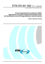 Die Norm ETSI EN 301922-V1.1.1 16.6.2003 Ansicht