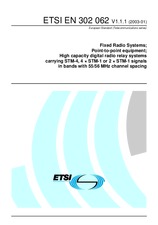 Die Norm ETSI EN 302062-V1.1.1 7.1.2003 Ansicht
