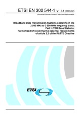 Die Norm ETSI EN 302544-1-V1.1.1 23.2.2009 Ansicht