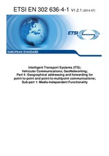 Die Norm ETSI EN 302636-4-1-V1.2.1 25.7.2014 Ansicht
