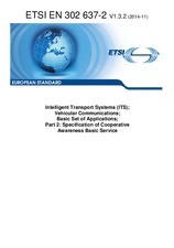 Die Norm ETSI EN 302637-2-V1.3.2 28.11.2014 Ansicht