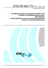 Die Norm ETSI EN 302774-V1.1.1 31.5.2011 Ansicht