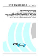 Die Norm ETSI EN 302858-1-V1.2.1 8.7.2011 Ansicht