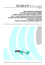 Die Norm ETSI ES 200674-1-V1.1.1 12.2.1999 Ansicht