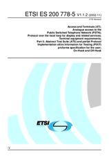 Die Norm ETSI ES 200778-5-V1.1.2 28.11.2002 Ansicht