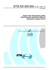 Die Norm ETSI ES 200800-V1.3.1 30.10.2001 Ansicht
