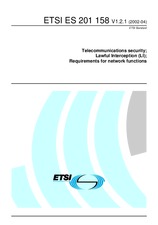 Die Norm ETSI ES 201158-V1.2.1 30.4.2002 Ansicht
