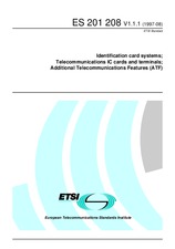 Die Norm ETSI ES 201208-V1.1.1 15.8.1997 Ansicht