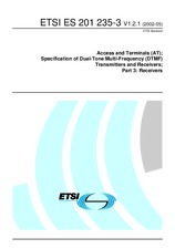 Die Norm ETSI ES 201235-3-V1.2.1 6.5.2002 Ansicht