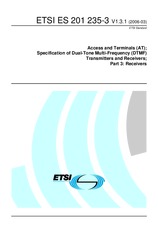 Die Norm ETSI ES 201235-3-V1.3.1 13.3.2006 Ansicht