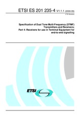 Die Norm ETSI ES 201235-4-V1.1.1 21.9.2000 Ansicht
