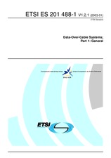 Die Norm ETSI ES 201488-1-V1.2.1 3.1.2003 Ansicht