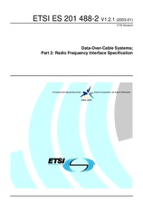 Die Norm ETSI ES 201488-2-V1.2.1 3.1.2003 Ansicht