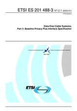 Die Norm ETSI ES 201488-3-V1.2.1 3.1.2003 Ansicht