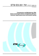 Die Norm ETSI ES 201791-V1.2.1 4.10.2000 Ansicht