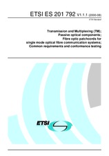 Die Norm ETSI ES 201792-V1.1.1 18.8.2000 Ansicht