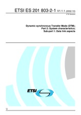 Die Norm ETSI ES 201803-2-1-V1.1.1 22.10.2002 Ansicht