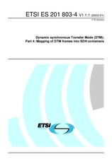 Die Norm ETSI ES 201803-4-V1.1.1 3.1.2003 Ansicht