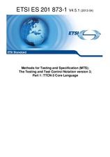 Die Norm ETSI ES 201873-1-V4.5.1 30.4.2013 Ansicht