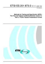 Die Norm ETSI ES 201873-2-V1.1.1 21.3.2001 Ansicht