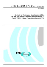 Die Norm ETSI ES 201873-2-V1.1.2 19.6.2001 Ansicht