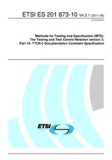 Die Norm ETSI ES 201873-10-V4.3.1 10.6.2011 Ansicht