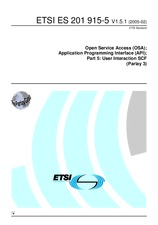 Die Norm ETSI ES 201915-5-V1.5.1 1.2.2005 Ansicht