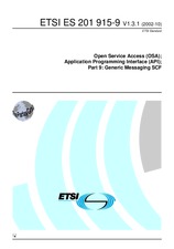 Die Norm ETSI ES 201915-9-V1.3.1 2.10.2002 Ansicht