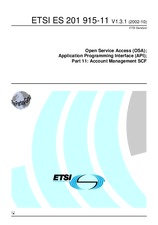 Die Norm ETSI ES 201915-11-V1.3.1 2.10.2002 Ansicht