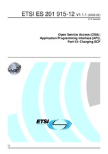 Die Norm ETSI ES 201915-12-V1.1.1 19.2.2002 Ansicht
