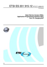 Die Norm ETSI ES 201915-12-V1.2.1 10.7.2002 Ansicht