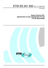 Die Norm ETSI ES 201930-V1.1.1 22.5.2001 Ansicht