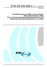 Die Norm ETSI ES 202060-4-V1.1.1 6.5.2003 Ansicht