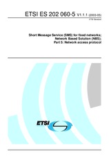 Die Norm ETSI ES 202060-5-V1.1.1 6.5.2003 Ansicht