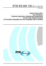Die Norm ETSI ES 202130-V2.1.1 31.8.2007 Ansicht