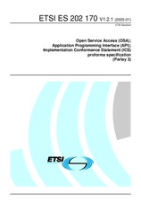 Die Norm ETSI ES 202170-V1.2.1 4.1.2005 Ansicht