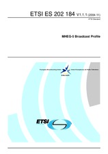 Ansicht ETSI ES 202184-V1.1.1 9.11.2004