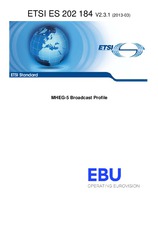 Die Norm ETSI ES 202184-V2.3.1 19.3.2013 Ansicht