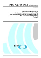 Die Norm ETSI ES 202196-2-V1.2.1 16.2.2005 Ansicht