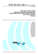 Die Norm ETSI ES 202196-4-V1.2.1 16.2.2005 Ansicht
