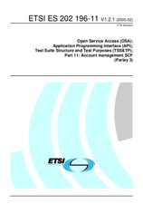 Die Norm ETSI ES 202196-11-V1.2.1 16.2.2005 Ansicht