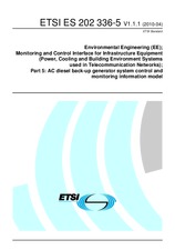 Die Norm ETSI ES 202336-5-V1.1.1 7.4.2010 Ansicht
