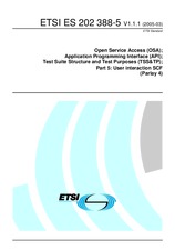 Die Norm ETSI ES 202388-5-V1.1.1 15.3.2005 Ansicht